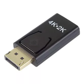 Adapter PremiumCord DisplayPort do HDMI, 4K@30Hz męskie/żeńskie, pozłacane złącza
