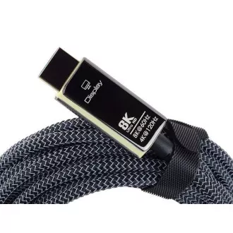 Kabel światłowodowy PremiumCord Ultra High Speed HDMI 2.1 8K@60Hz, pozłacany 5m