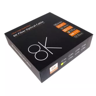 Kabel światłowodowy PremiumCord Ultra High Speed HDMI 2.1 8K@60Hz, pozłacany 5m