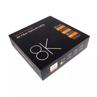 Kabel światłowodowy PremiumCord Ultra High Speed HDMI 2.1 8K@60Hz, pozłacany 5m