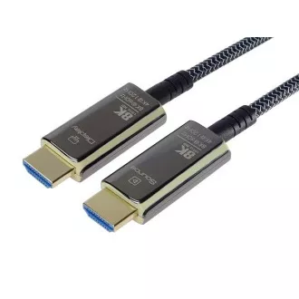 Kabel światłowodowy PremiumCord Ultra High Speed HDMI 2.1 8K@60Hz, pozłacany 10m