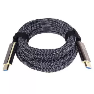 Kabel światłowodowy PremiumCord Ultra High Speed HDMI 2.1 8K@60Hz, pozłacany 15m