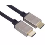 Kabel PremiumCord Ultra High Speed HDMI 2.1 8K@60Hz, 4K@120Hz długość 2m metalowe pozłacane złącza