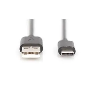 Kabel połączeniowy Digitus USB C do A 1,0 m, 3 A, 480 MB, wersja 2.0