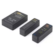 Tester okablowania Digitus, sieciowy, RJ45, BNC, urządzenie nadrzędne, jednostka zdalna, tester PoE, z walizką