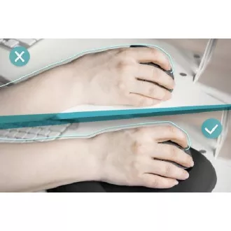 DIGITUS Ergonomiczna podkładka pod mysz z podpórką pod nadgarstki, czarna DIGITUS Ergonomiczna podkładka pod mysz z podpórką pod nadgarstki, czarna