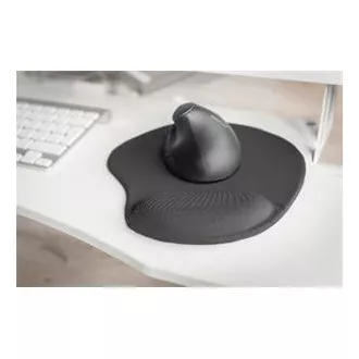 DIGITUS Ergonomiczna podkładka pod mysz z podpórką pod nadgarstki, czarna DIGITUS Ergonomiczna podkładka pod mysz z podpórką pod nadgarstki, czarna