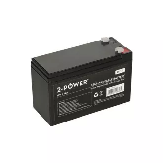 2-Power 2P7-12 12V 7Ah VRLA Battery F2 (Faston 250)