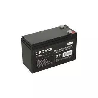 2-Power 2P7-12 12V 7Ah VRLA Battery F2 (Faston 250)