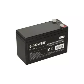 2-Power 2P9-12 12V 9Ah VRLA Battery F2 ( FASTON 250 ) 2-Power 2P9-12 12V 9Ah VRLA Battery F2 ( FASTON 250 )