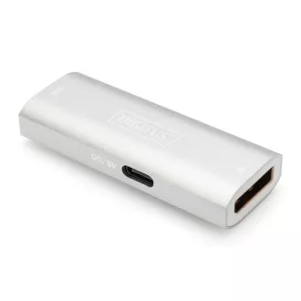 DIGITUS Extender DS-55524 Rozszerza sygnał DP do 30 m (8K/30Hz, 4K/120Hz, 4K/60Hz).
