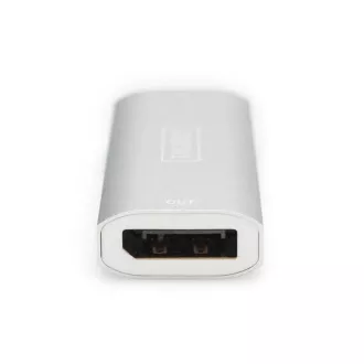 DIGITUS Extender DS-55524 Rozszerza sygnał DP do 30 m (8K/30Hz, 4K/120Hz, 4K/60Hz).