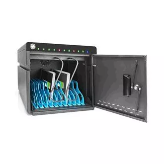 Przenośna ładowarka biurkowa DIGITUS do tabletów do 14 cali, 10 urządzeń. UV-C, USB-C (do 20 W na urządzenie)