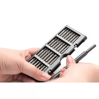 Digitus 57-częściowy zestaw precyzyjnych wkrętaków mechanicznych do telefonu komórkowego, laptopa, komputera, zegarka, okularów, konsoli.