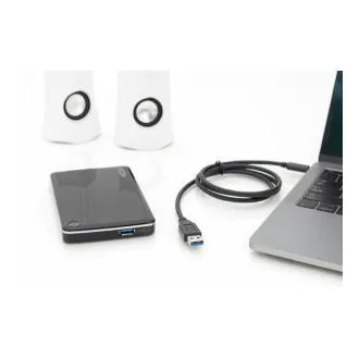 Kabel połączeniowy Digitus USB Typ-C, Typ-C do A M/M, 1,0 m, wszystkie funkcje, Gen2, 3A, 10 GB, wersja 3.1, CE, bl