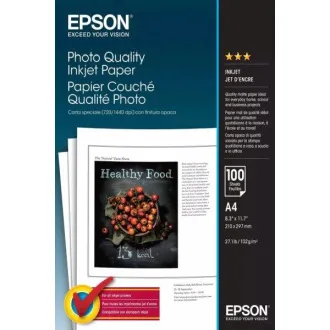 Papier EPSON A4 - 102g/m2 - 100 arkuszy - fotograficzna jakość druku atramentowego Papier EPSON A4 - 102g/m2 - 100 arkuszy - fotograficzna jakość druku atramentowego