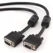 GEMBIRD Kabel połączeniowy do mon 15M/15M VGA 15m ekranowany extra, ferrity BLACK