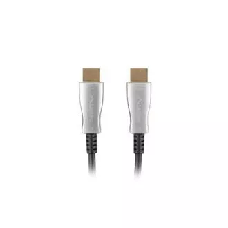 Aktywny kabel optyczny LANBERG High Speed z Ethernet 2.0, 4K@60Hz, M/M, długość 20 m, czarny, pozłacane złącza Aktywny kabel optyczny LANBERG High Speed z Ethernet 2.0, 4K@60Hz, M/M, długość 20 m, czarny, pozłacane złącza