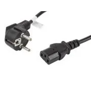 LANBERG CEE 7/7 do IEC 320 C13 POWER CORD 1.8M VDE czarny