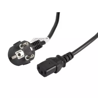 LANBERG CEE 7/7 do IEC 320 C13 POWER CORD 3M VDE czarny