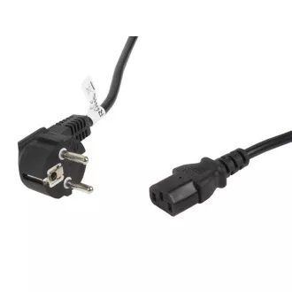 LANBERG CEE 7/7 do IEC 320 C13 POWER CORD 5M VDE czarny