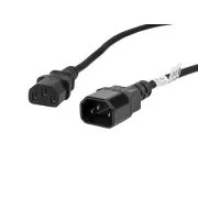 Kabel LANBERG IEC 320 C13 do C14 1.8M VDE czarny
