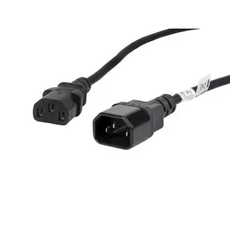 Kabel LANBERG IEC 320 C13 do C14 1.8M VDE czarny