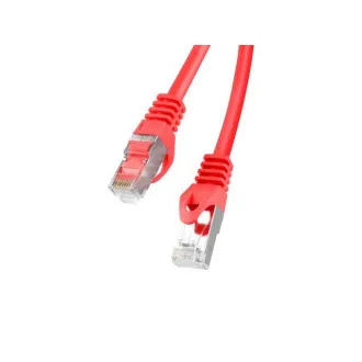 LANBERG Kabel krosowy CAT.6 FTP 0,25M czerwony Fluke Passed