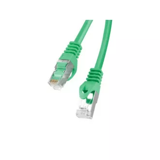 LANBERG Kabel krosowy CAT.6 FTP 0,5M zielony Fluke Passed