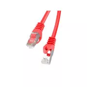 LANBERG Kabel krosowy CAT.6 FTP 1,5M czerwony Fluke Passed