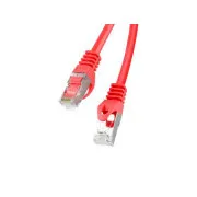 LANBERG Kabel krosowy CAT.6 FTP 2M czerwony Fluke Passed