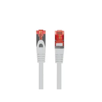 LANBERG Kabel krosowy CAT 6 S-FTP, AWG 26/7, LSZH, miedź, szary, 0,25m