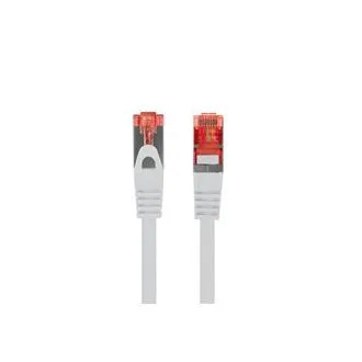 LANBERG Kabel krosowy CAT 6 S-FTP, AWG 26/7, LSZH, miedź, szary, 0,25m