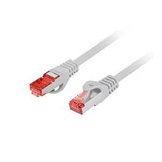 LANBERG Kabel krosowy CAT 6 S-FTP, AWG 26/7, LSZH, miedź, szary, 0,25m