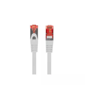 LANBERG Kabel krosowy CAT 6 S-FTP, AWG 26/7, LSZH, miedź, szary, 10m