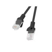 LANBERG Kabel krosowy CAT.6 UTP 1M czarny Fluke Passed