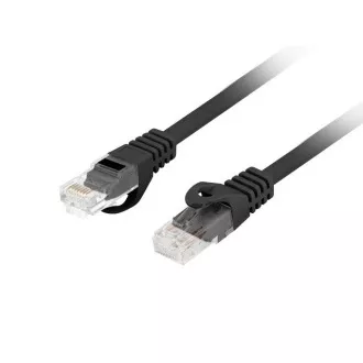 LANBERG Kabel krosowy CAT.6 UTP LSZH CU 5M czarny Fluke Passed