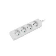 LANBERG Przedłużacz 1.5M 4X klasyczne gniazdo kabel miedziany biały