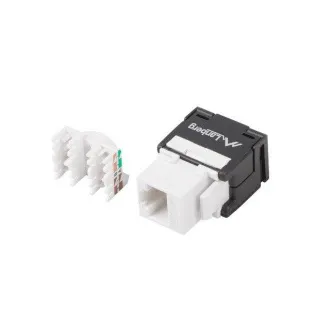 LANBERG KEYSTONE MODUŁ BEZNARZĘDZIOWY RJ45->LSA KAT.5E UTP 180° LANBERG KEYSTONE MODUŁ BEZNARZĘDZIOWY RJ45->LSA KAT.5E UTP 180°