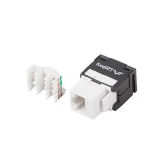 LANBERG MODUŁ KEYSTONE BEZNARZĘDZIOWY RJ45->LSA KAT.6A UTP 180° LANBERG MODUŁ KEYSTONE BEZNARZĘDZIOWY RJ45->LSA KAT.6A UTP 180°