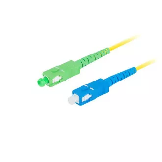 LANBERG patchcord optyczny SM SC/APC-SC/UPC simplex 2m LSZH G657A1 średnica 3mm, kolor żółty LANBERG patchcord optyczny SM SC/APC-SC/UPC simplex 2m LSZH G657A1 średnica 3mm, kolor żółty