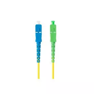 LANBERG patchcord optyczny SM SC/APC-SC/UPC simplex 2m LSZH G657A1 średnica 3mm, kolor żółty LANBERG patchcord optyczny SM SC/APC-SC/UPC simplex 2m LSZH G657A1 średnica 3mm, kolor żółty