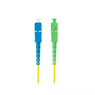 LANBERG patchcord optyczny SM SC/APC-SC/UPC simplex 3m LSZH G657A1 średnica 3mm, kolor żółty LANBERG patchcord optyczny SM SC/APC-SC/UPC simplex 3m LSZH G657A1 średnica 3mm, kolor żółty
