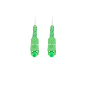LANBERG patchcord optyczny SM SC/APC-SC/APC simplex 35m LSZH G657B3 średnica 3mm, kolor biały LANBERG patchcord optyczny SM SC/APC-SC/APC simplex 35m LSZH G657B3 średnica 3mm, kolor biały