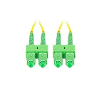 LANBERG patchcord optyczny SM SC/APC-SC/APC duplex 2m LSZH G657A1 średnica 3mm, kolor żółty LANBERG patchcord optyczny SM SC/APC-SC/APC duplex 2m LSZH G657A1 średnica 3mm, kolor żółty