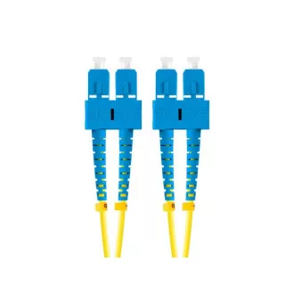 LANBERG patchcord optyczny SM SC/UPC-SC/UPC duplex 2m LSZH G657A1 średnica 3mm, kolor żółty LANBERG patchcord optyczny SM SC/UPC-SC/UPC duplex 2m LSZH G657A1 średnica 3mm, kolor żółty