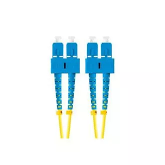 LANBERG patchcord optyczny SM SC/UPC-SC/UPC duplex 2m LSZH G657A1 średnica 3mm, kolor żółty LANBERG patchcord optyczny SM SC/UPC-SC/UPC duplex 2m LSZH G657A1 średnica 3mm, kolor żółty