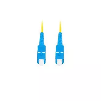 LANBERG patchcord optyczny SM SC/UPC-SC/UPC simplex 2m LSZH G657A1 średnica 3mm, kolor żółty