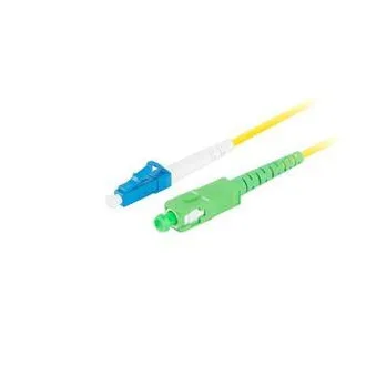 LANBERG patchcord optyczny SM LC/UPC-SC/APC simplex 2m LSZH G657A1 średnica 3mm, kolor żółty LANBERG patchcord optyczny SM LC/UPC-SC/APC simplex 2m LSZH G657A1 średnica 3mm, kolor żółty