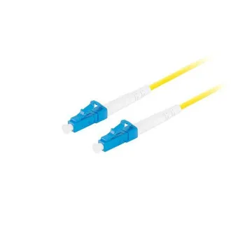 LANBERG patchcord optyczny SM LC/UPC-LC/UPC simplex 1m LSZH G657A1 średnica 3mm, kolor żółty LANBERG patchcord optyczny SM LC/UPC-LC/UPC simplex 1m LSZH G657A1 średnica 3mm, kolor żółty